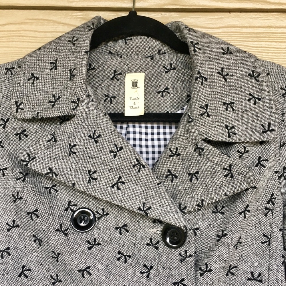 Nwot | Needle & Thread Double Breasted Peacoat View 6